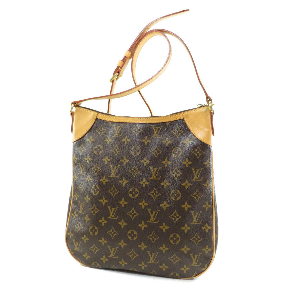 Louis Vuitton Monogram Bag Canvas Odeon Shoulder Brown